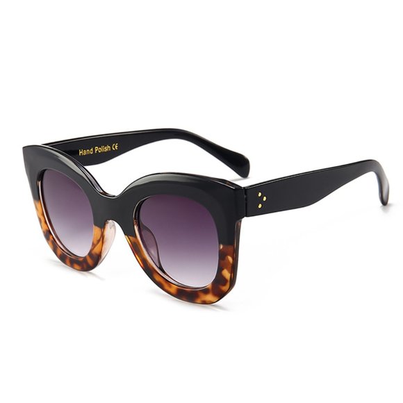 Cat Eye Frame Sunglasses Vintage Style Retro Sexy - Picture 9 of 17